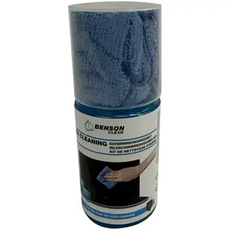 Benson Schermreinigingsset 3-delig - 200 ml - 25 x 25 cm