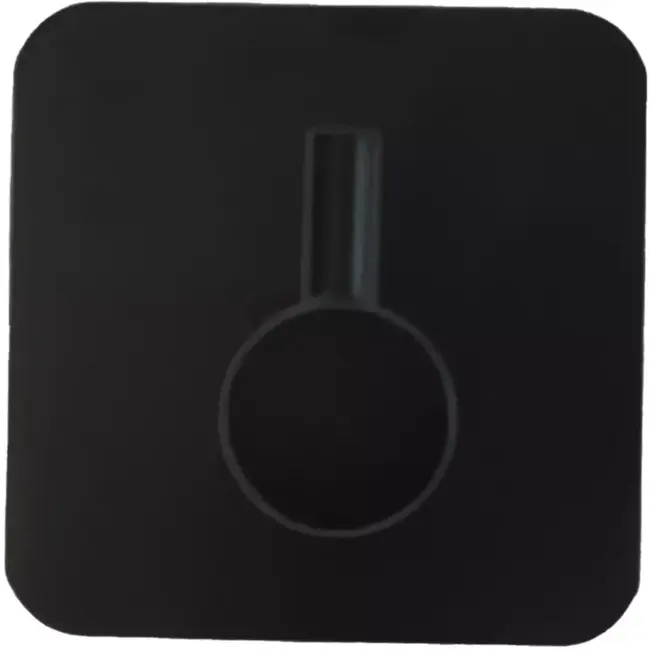 Benson Haak metaal zelfklevend zwart - 4,5x 4,5x 3 cm