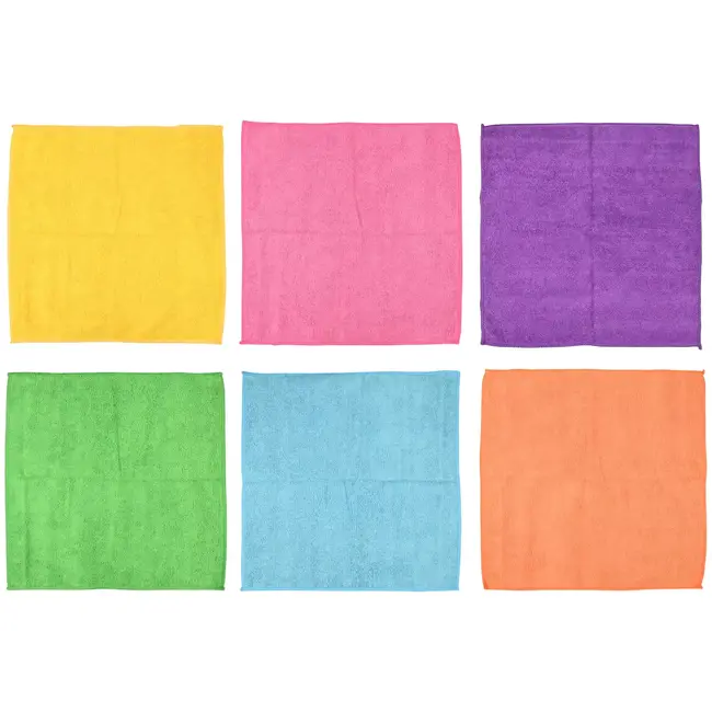 Benson Microvezeldoeken 30x 30 cm 6-delig - 20% polyamide Microvezeldoeken - 80% polyester en