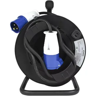 Benson CEE Kabelhaspel 25 mtr - 1000 W - 16A - 250 V - 2P+E - 3000 W - EN 60309 - IP44