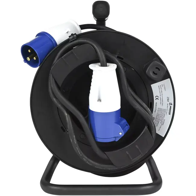 Benson Kabelhaspel 25 mtr - 1000 W - 250 V - 2P+E - 3000 W - EN 60309