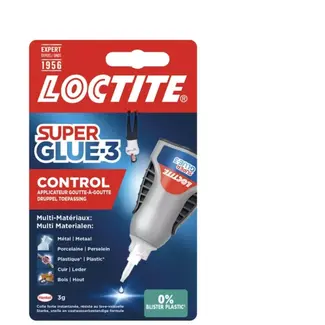 Loctite Lijm control 3 g - 3 gram - 3 g - inhoud 3 gram - voor snelle reparaties - snelle hechting