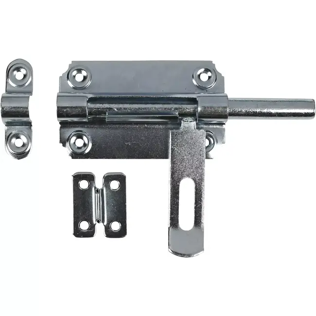 Benson Deurschuif 90 mm met slotplaat - Metaal