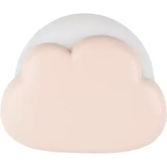 Benson Nachtlamp wolk oplaadbaar roze - 9,42 x 3,6 x 7,8 cm - ABS + PS