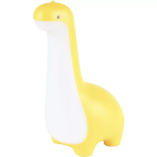 Benson Nachtlamp dinosaurus dimbaar oplaadbaar geel - 12,5 x 7,8 x 18 cm - 3 W - ABS + PS + HIPS