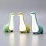 Benson Nachtlamp dinosaurus dimbaar oplaadbaar geel - 12,5 x 7,8 x 18 cm - 3 W - ABS + PS + HIPS