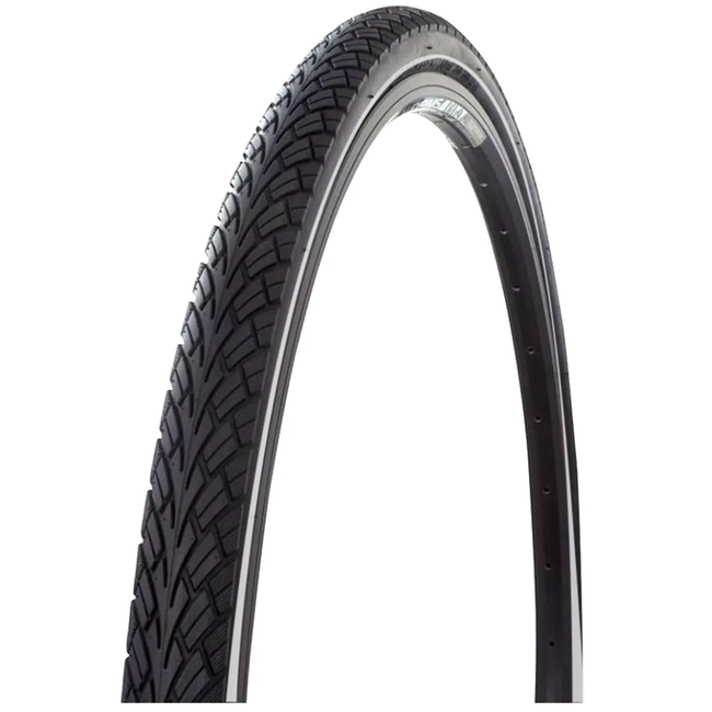 Vee Rubber City buitenband 28 x 1.60 zwart reflectie incl binnenband