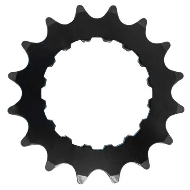 Samox Tandwiel 16T zwart - met binnenvertanding voor passende fietsaandrijving en fietsketting