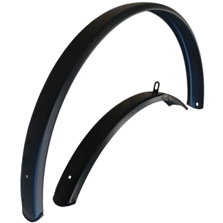 Falkx FC1401A Spatbord 28x1 5/8x1 3/8 zwart st - staal - 60 mm - zwart