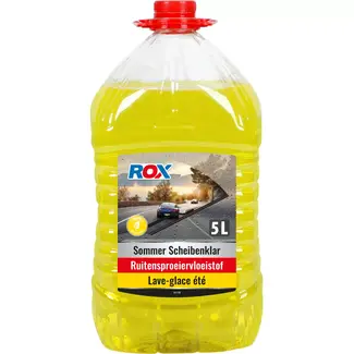 ROX Ruitensproeiervloeistof zomer 5 l - 5 l - voor tuinbewatering en onderhoud - voor bewatering rond huis en terras