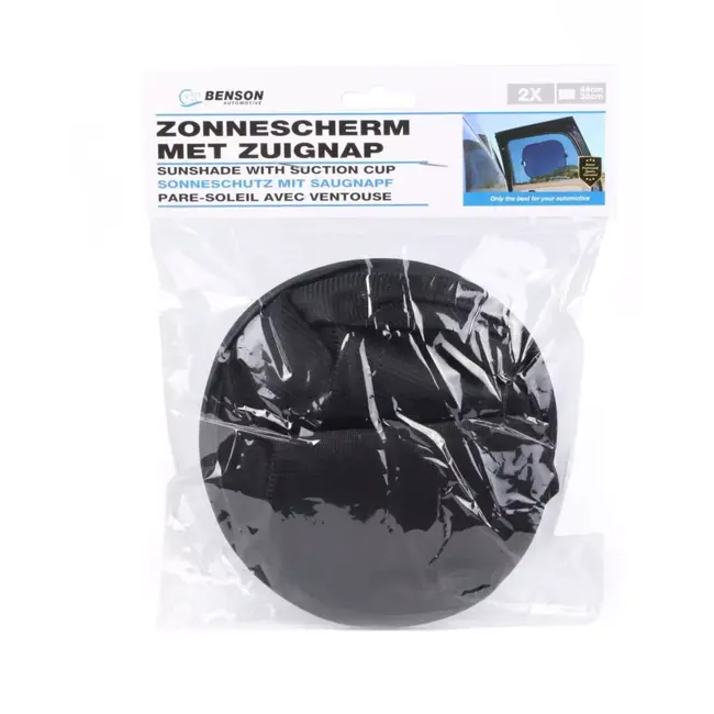 Benson Auto zonnescherm voorruit - met zuignappen