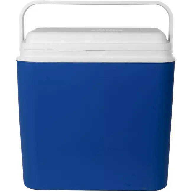 Benson Blauw witte koelbox 10 liter 32,5x 19,6x 25,7 cm, handig voor werk, picknick, auto, camping en strand