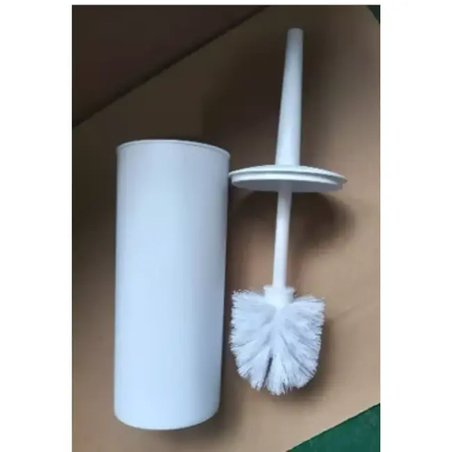 Benson Wc borstel + houder wit rond hoog