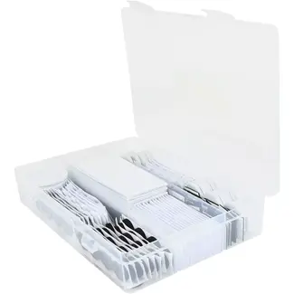 Benson Antikrasvilt set 140-delig - 1 mm - 10 x 15 x 3 mm - 12 x 15 x 2 mm - 12 x 38 x 3 mm - 16 x 20 x 2 mm - 16 x 25 x 3 mm - 3 mm