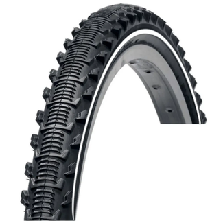 Vee Rubber Buitenband 26 x 2,00 zwart-wit - VRB185 met ETRTO 50-559 inclusief DV-binnenband voor fiets