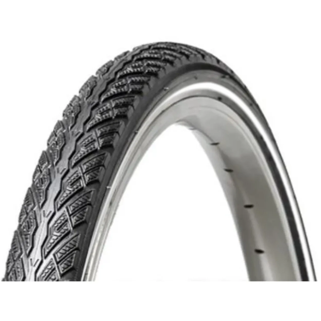 Vee Rubber EB1103B buitenband 26x1.75 witte lijn - rubber - zwart