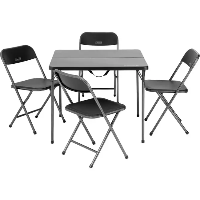Coleman Picknicktafel met 4 Stoelen Inklapbaar 87 x 87 cm