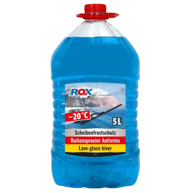 ROX Winter Ruitensproeiervloeistof 5 Liter Kant-en-klaar -20 °C