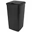 Benson Prullenbak 10 ltr zwart - 16x 16x 36 cm - met afneembare deksel