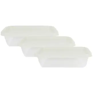 Benson Vershoudbakjes 1,1 ltr 3-delig - 3-delig - voor koken en bereiden - inhoud 1,1 ltr - voor handig gebruik in de keuken