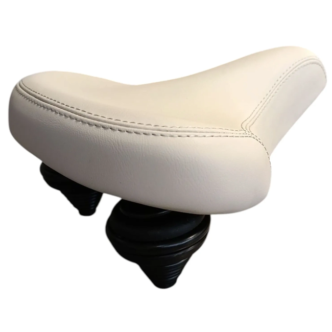Selle Royal Kinderzadel cream - Cruiser voor fietsen van 20, 22, 24 en 26 inch met passende zadelmontage