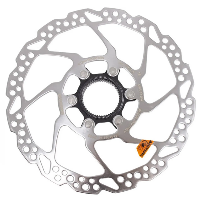 Shimano Remschijf 160 mm RVS - RT54 met Centerlock montage voor schijfrem en vervanging op de fiets