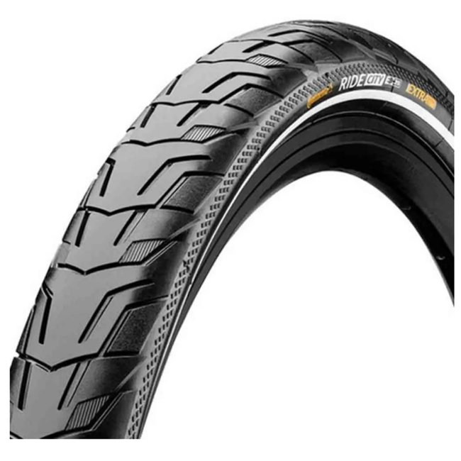 Continental Buitenband 28 x 1,75 zwart - Ride City ETRTO 47-622 met reflectie voor e-bikes tot 25 km/u