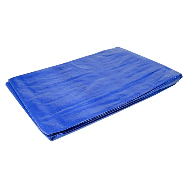 Benson Dekzeil 1,5x 2,5 mtr blauw - maat 1,5x 2,5 m - PE