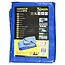 Benson Dekzeil 1,5 x 6 mtr blauw - maat 1,5 x 6 m - PE