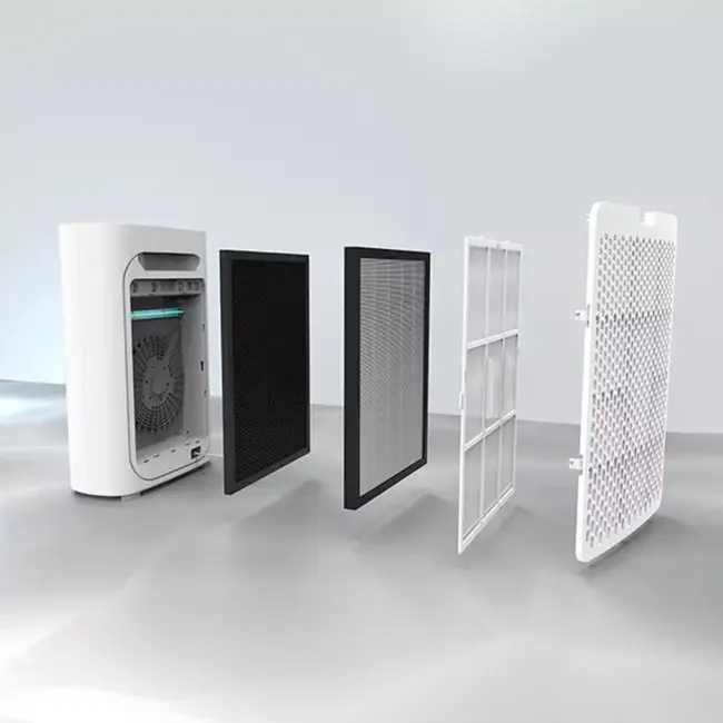 Benson Schwarzwald luchtreiniger - HEPA-filter verwijdert tot 99,98 % van fijne deeltjes tot 0,3 m (zoals stof, pollen en allergenen)