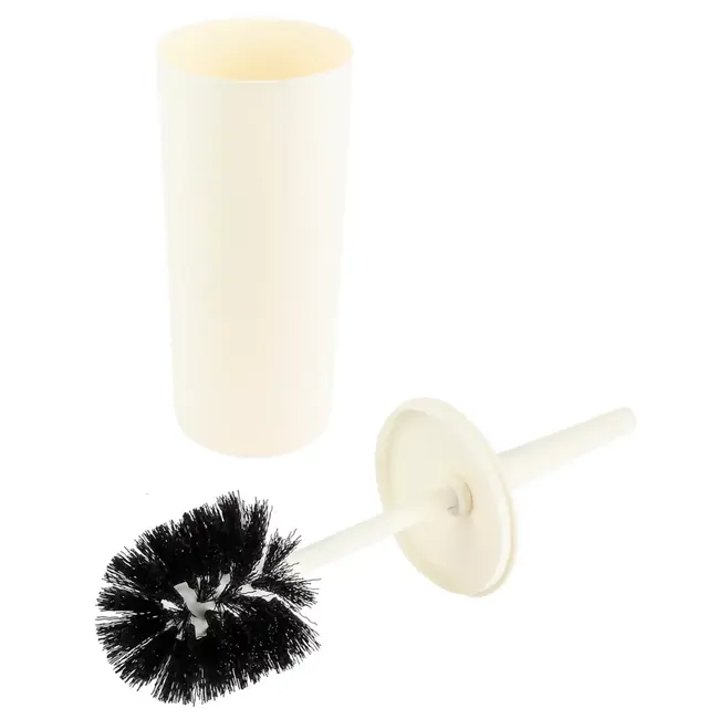 Benson Wc borstel + houder beige rond hoog