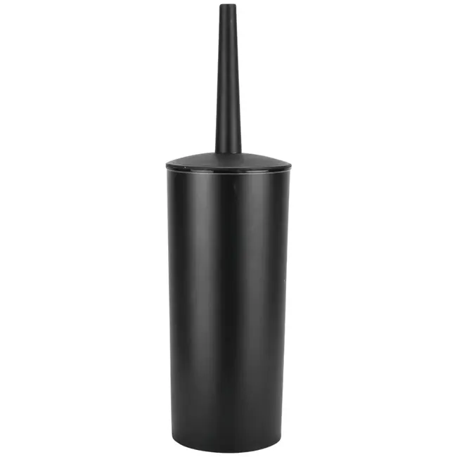 Benson Wc borstel + houder zwart rond hoog