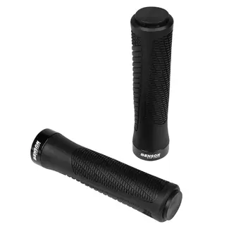 Benson Fietshandvatten met metalen ring 22 x 135 mm - elk ca. 2,2 x 13,5 cm - met grip - 2,2 x 13,5 cm - 22 mm