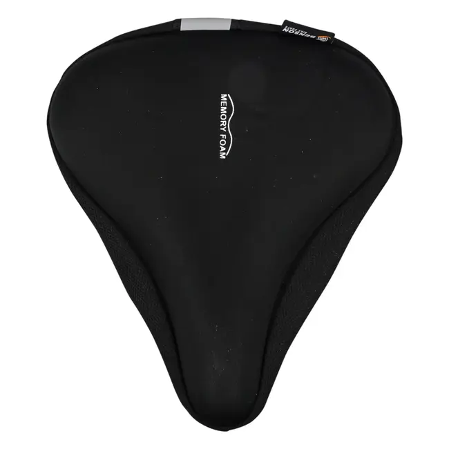 Benson Zadeldek memory foam en reflectie streep - maat 260 x 230 mm - met reflectie - met gel vulling - antislip - 260 x 230 mm