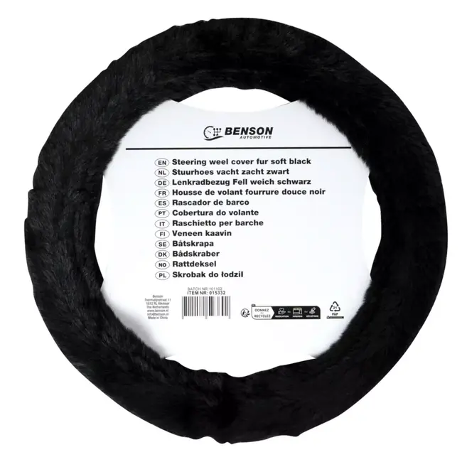Benson Stuurhoes vacht zacht zwart - zwart â€" tijdloos en stijlvol - met grip - beschermt tegen vuil en vocht