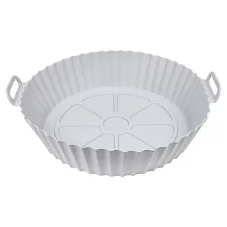Benson Airfryer bakje siliconen rond 22,5 cm - siliconen - 22,5 cm - voor koken en bereiden - diameter 22,5 cm