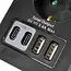 Benson Stopcontact RA met 2 USB-A en 2 USB-C zwart oplader - 0 V - 16A - 4A - 5,0 V