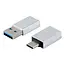 Benson USB-A en USB-C adapterset - USB 2.0 met 2 A en 480 Mbps