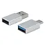 Benson USB-A en USB-C adapterset - USB 2.0 met 2 A en 480 Mbps