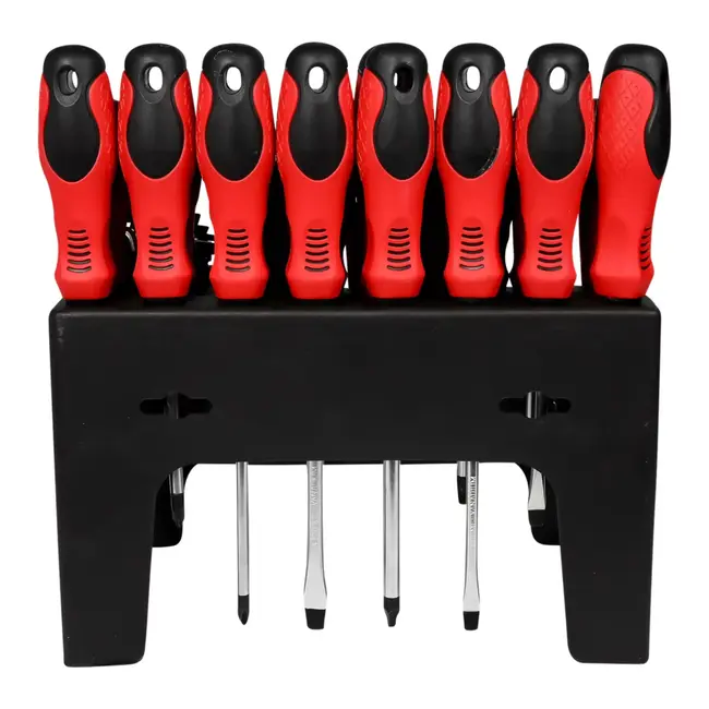 Benson Schroevendraaier en bit set in rek 116-delig - 10 mm - 25 mm - 5 mm - 6 mm - T10 - T15 - T20 - T25 - T30 - T40