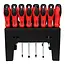Benson Schroevendraaier en bit set in rek 116-delig - 10 mm - 25 mm - 5 mm - 6 mm - T10 - T15 - T20 - T25 - T30 - T40