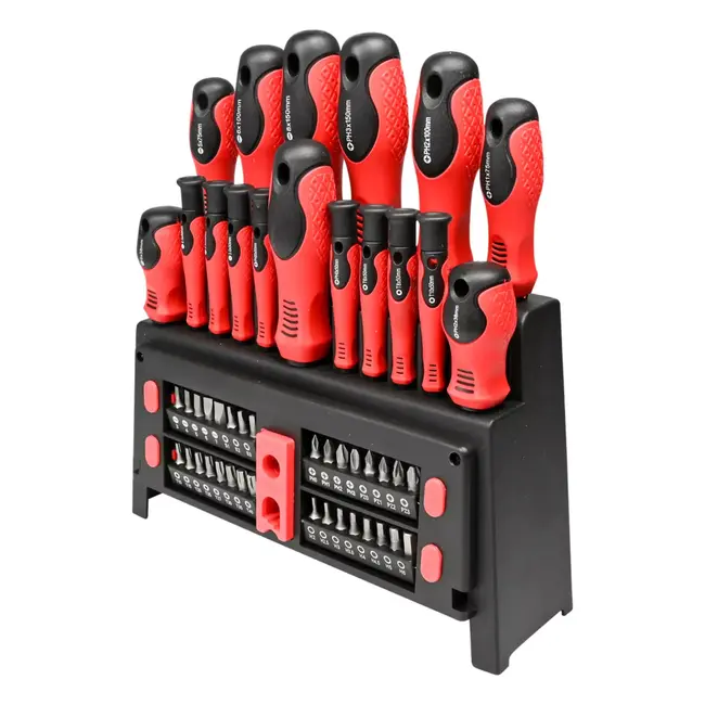 Benson Schroevendraaier en bit set 50-delig - 25 mm - T10 - T15 - T20 - T25 - T27 - T30 - T35 - T40