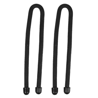 Benson Flexibele bindkabelset zwart 30 cm - set van 2 stuks kunststof
