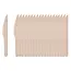 Benson Houten wegwerpmessen 16 cm - 20 stuks voor feestjes en BBQ
