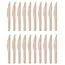 Benson Houten wegwerpmessen 16 cm - 20 stuks voor feestjes en BBQ