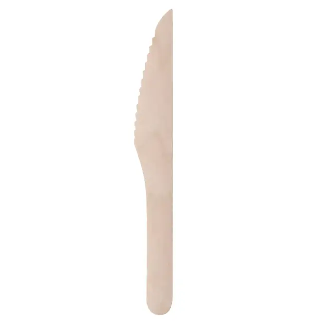 Benson Houten wegwerpmessen 16 cm - 20 stuks voor feestjes en BBQ