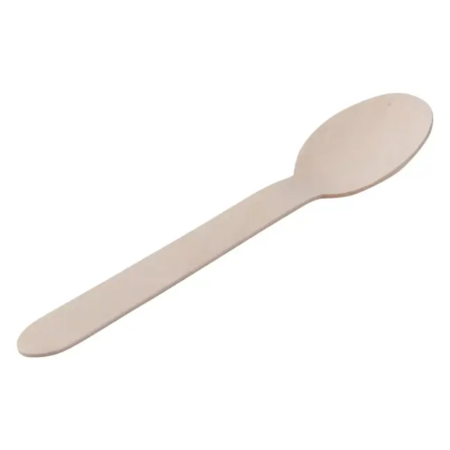 Benson Houten wegwerplepels 16 cm - 20 stuks voor feestjes en BBQ