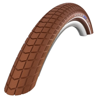 Schwalbe EA0301A Bub 26x2,00 Big Apple - bruin - voor fietsgebruik - voor dagelijks fietsgebruik - met duidelijke specificaties