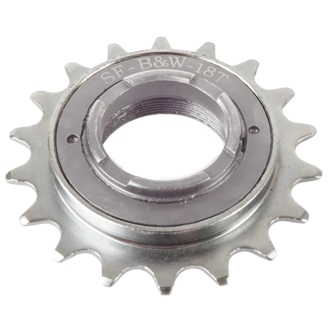 M-Wave Freewheel 18T single speed 1/8 inch met 18 tanden voor gebruik op een single speed fiets