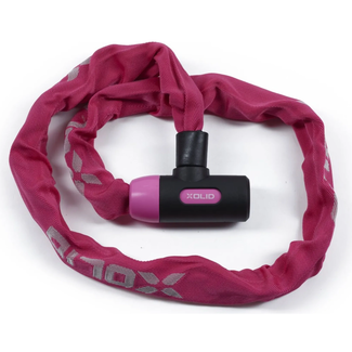 Xolid BE1302A Kettingslot 8x120cm roze - 120 cm - roze - lengte 90-120cm